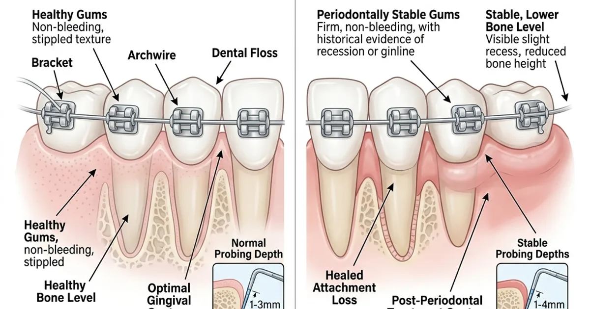 Can you get braces with gum disease — periodontist clearance requirements