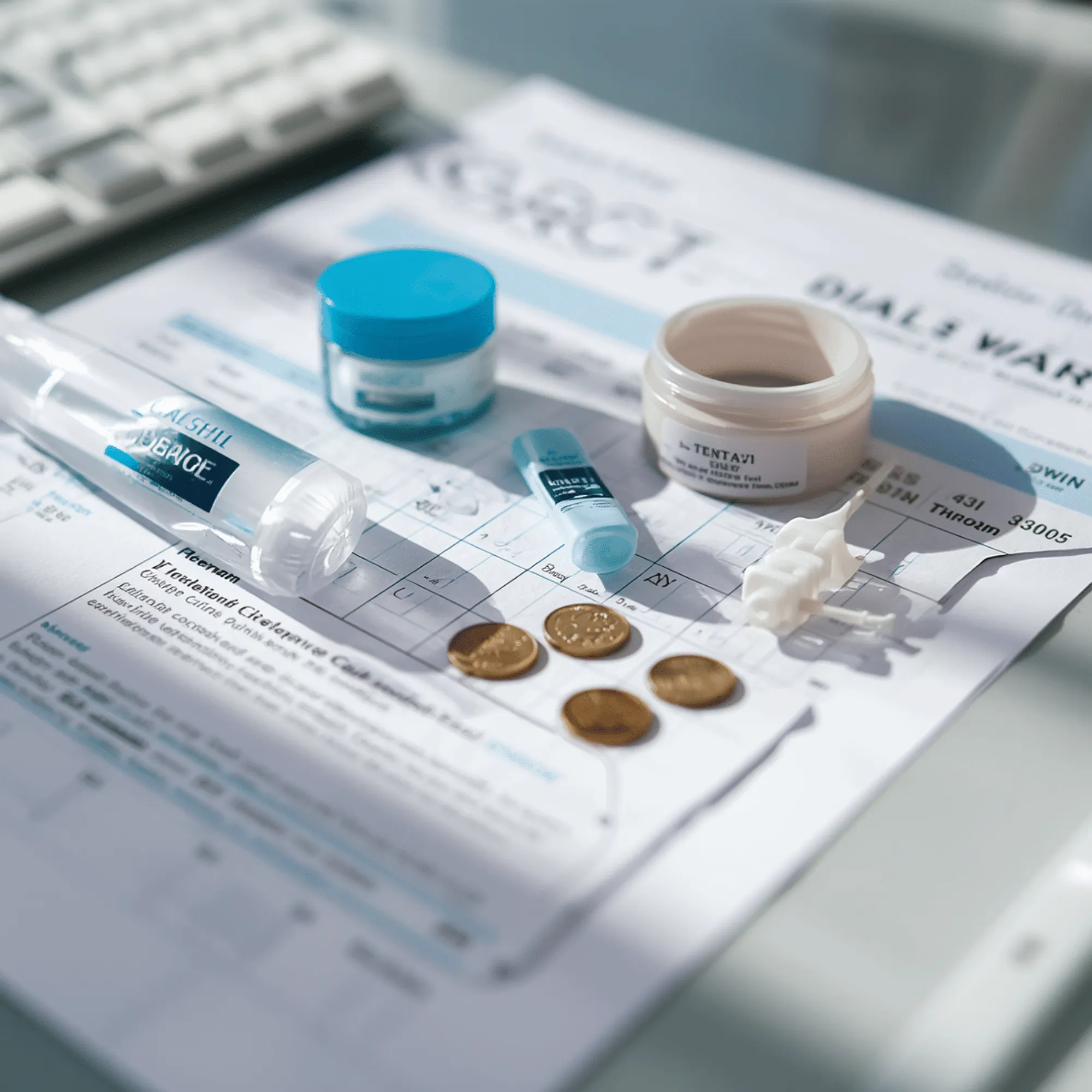 Conceptual image representing unexpected orthodontic costs and bills