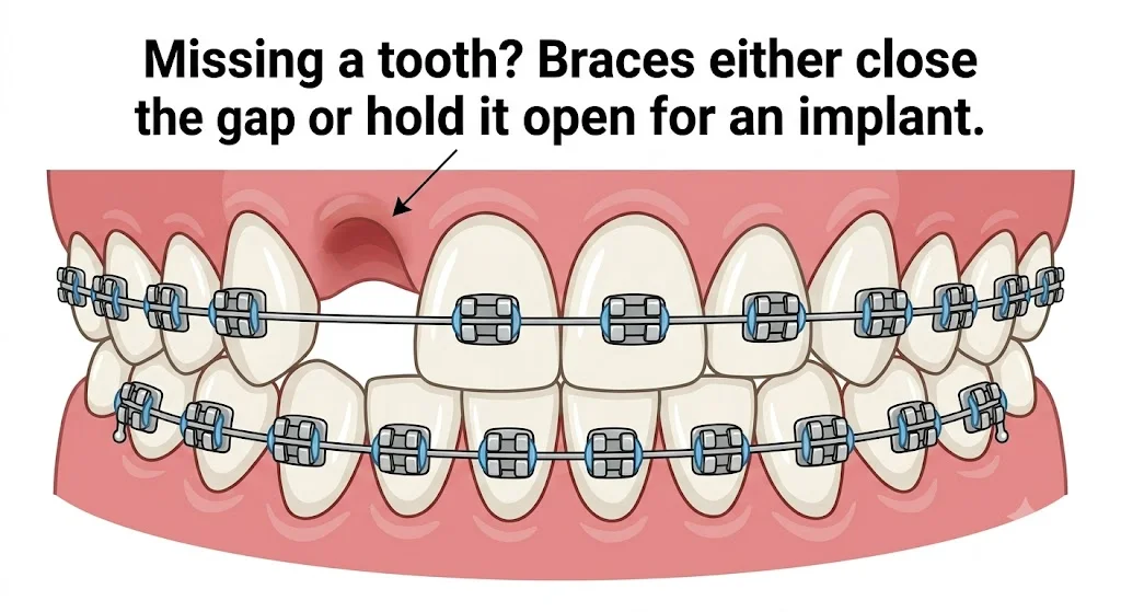 Can You Get Braces With Missing Teeth? (2026 Guide)