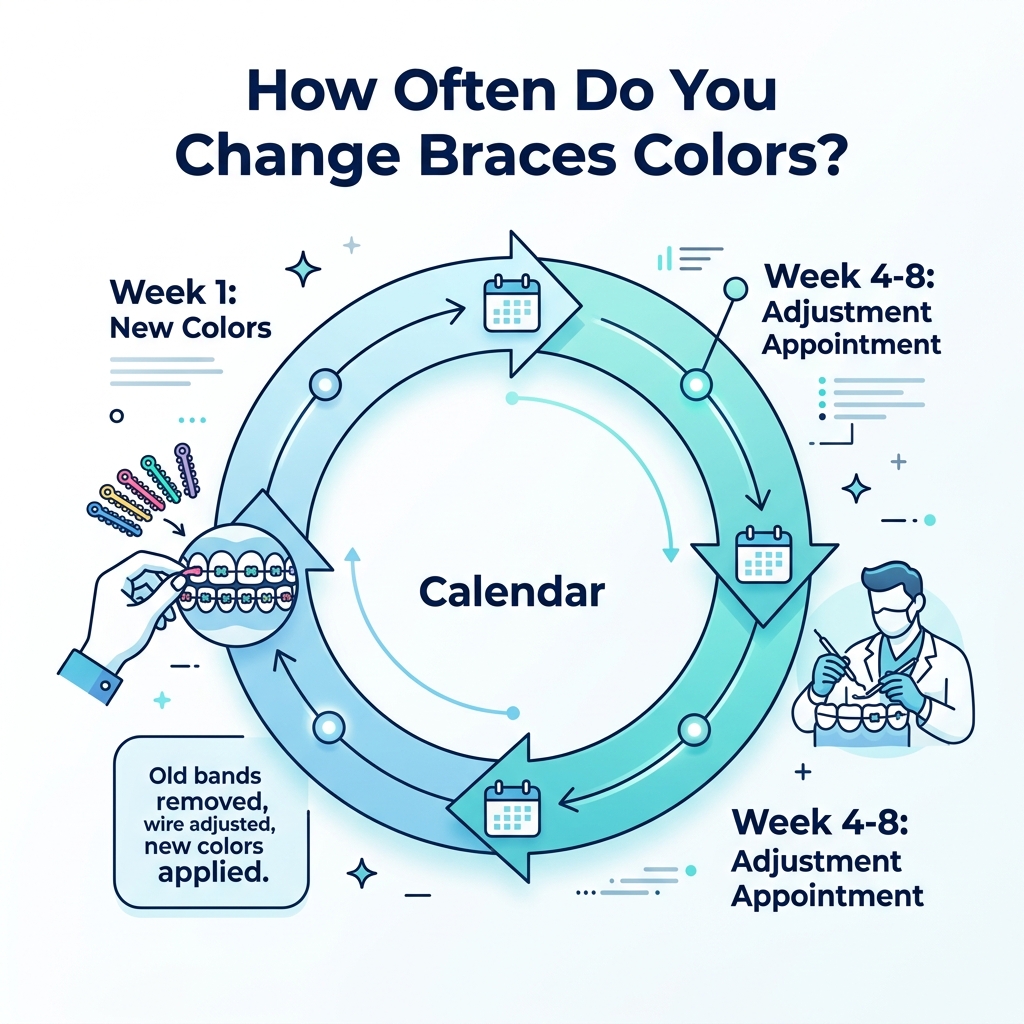 How Often Do You Change Braces Colors?