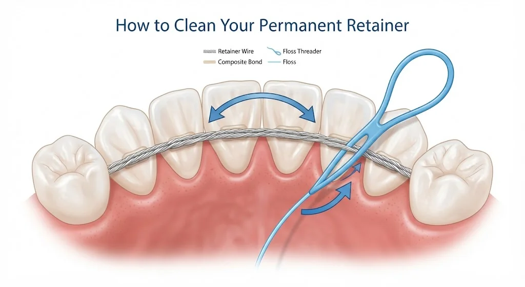 How to Clean a Permanent Retainer: Flossing, Tools & Calculus Prevention
