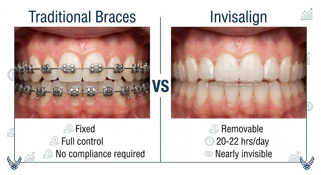 Invisalign vs Braces: Which Is Faster, Cheaper & More Effective? (2026 Guide)