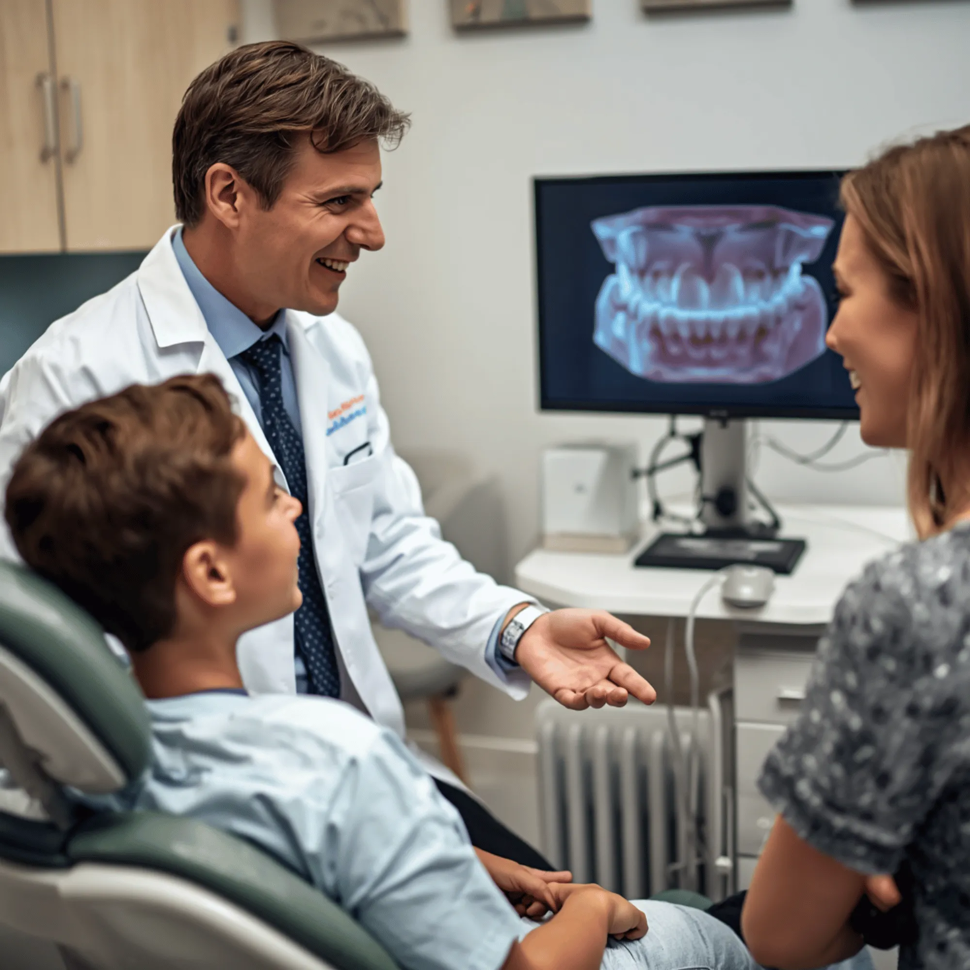 Orthodontist consultation