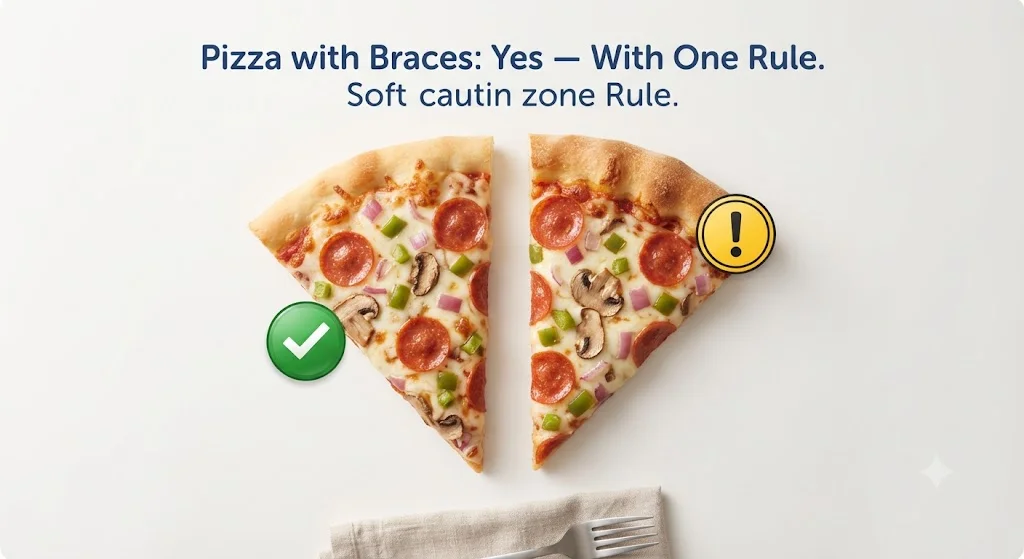 Can You Eat Pizza with Braces? (Yes — With One Adjustment)
