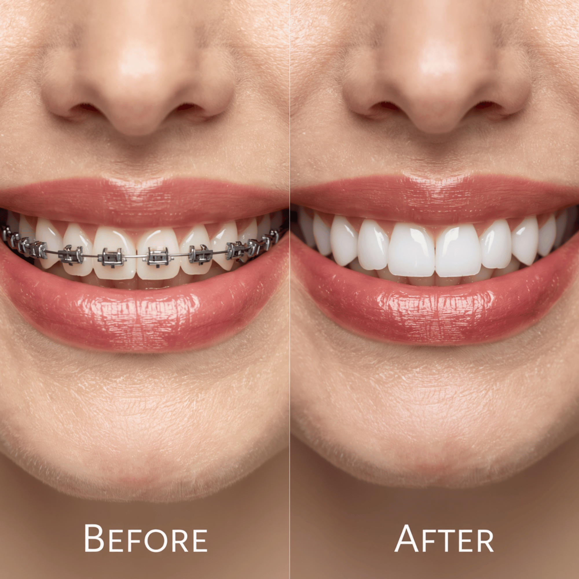 Braces removal and final reveal