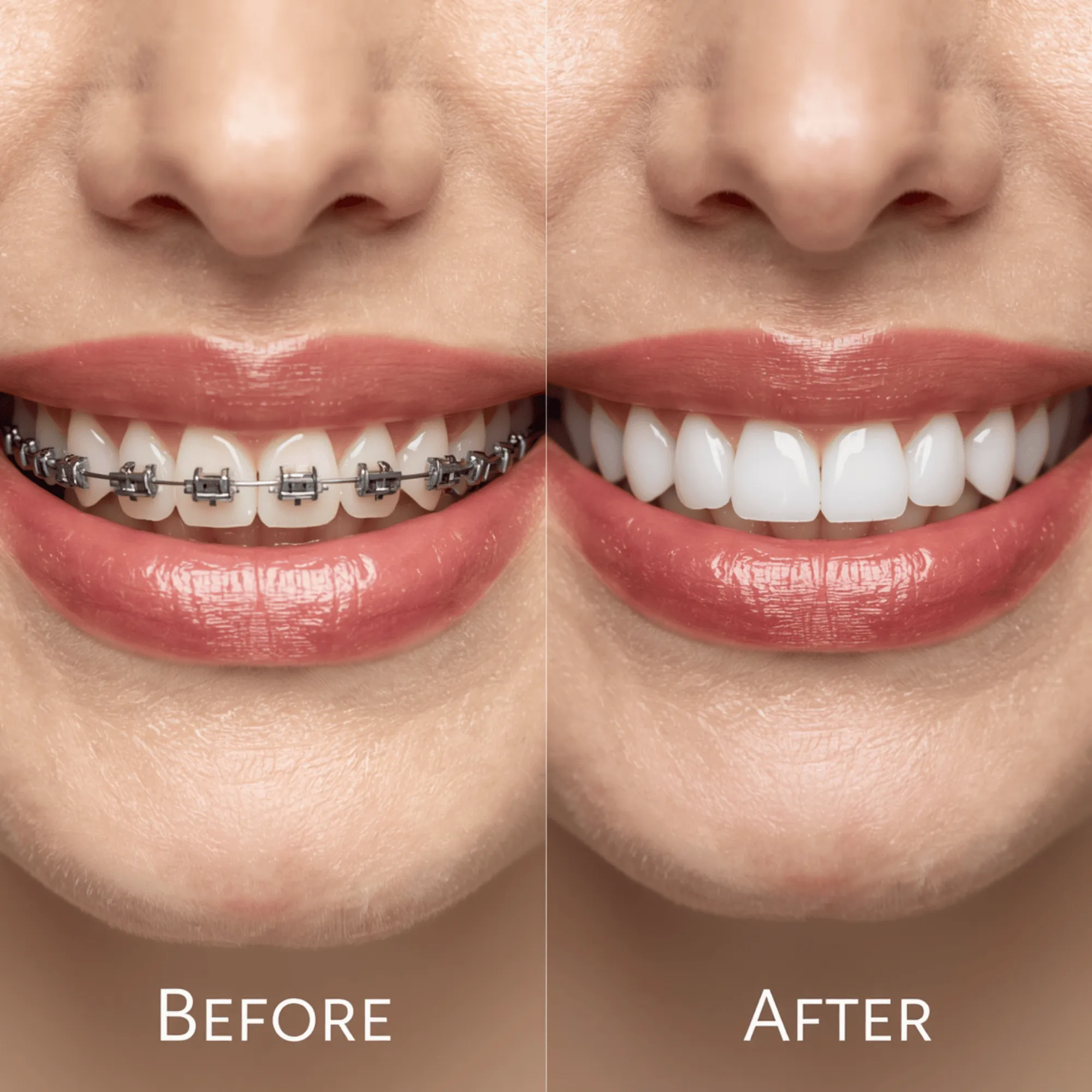 Braces removal and final reveal