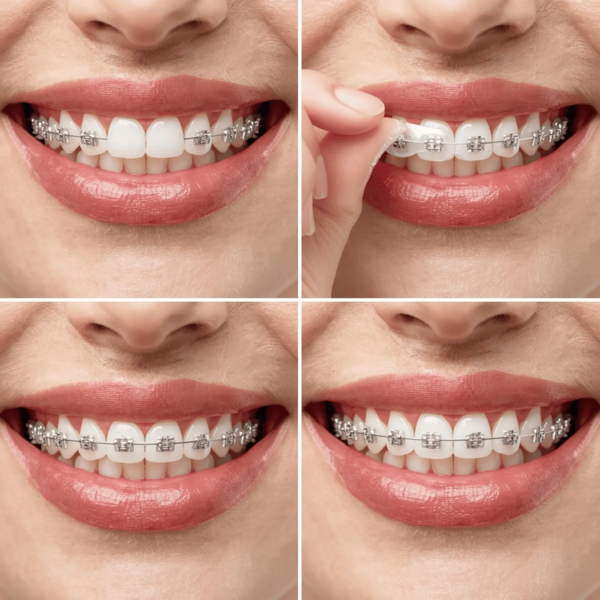 Comparison of metal vs ceramic vs invisalign